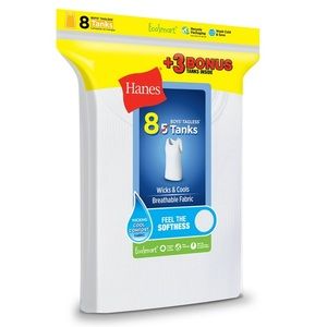 EXTRA LARGE Boys Hanes 8pack Tank Tops